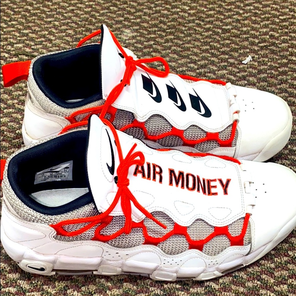 NIKE AIR MONEY WHT/RED